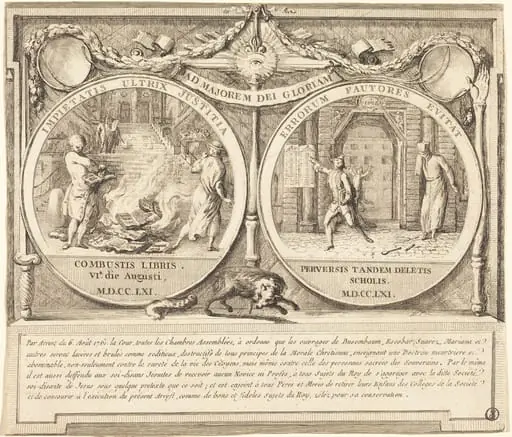 Expulsion of the Jesuits (Expulsion des Jesuites), by Gabriel de Saint-Aubin
