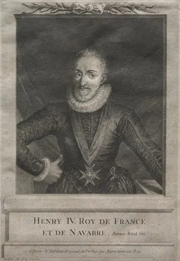 Henry IV, King of France, by Gabriel de Saint-Aubin