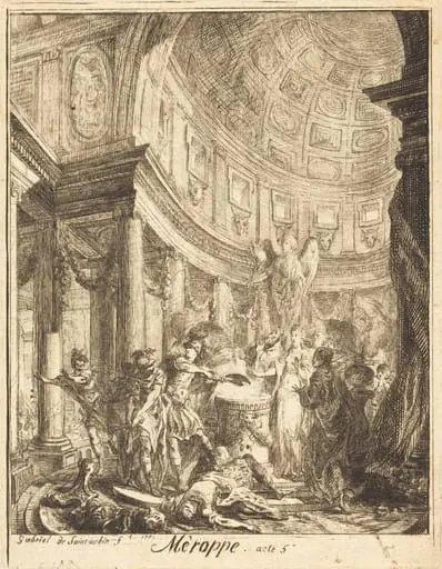 Merope, by Gabriel de Saint-Aubin