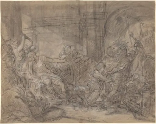Brutus Condemning His Sons to Death, by Gabriel François Doyen