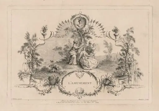 Amusement, Arabesque, by Gabriel Huquier