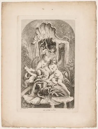 Book of Fountains:  No. 2, by Gabriel Huquier