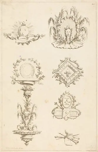 Designs for Tail-Pieces: pl. 10, by Gabriel Huquier