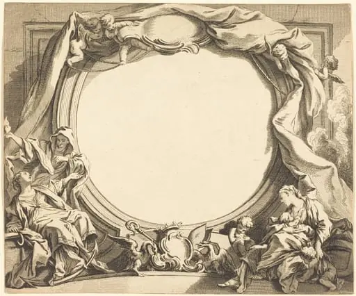 Faith and Charity, by Gabriel Huquier