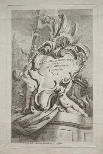 No. 1: Title Page, by Gabriel Huquier