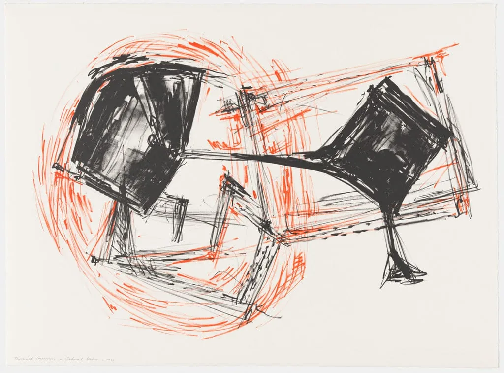 Untitled, by Gabriel Kohn, ink, 1965
