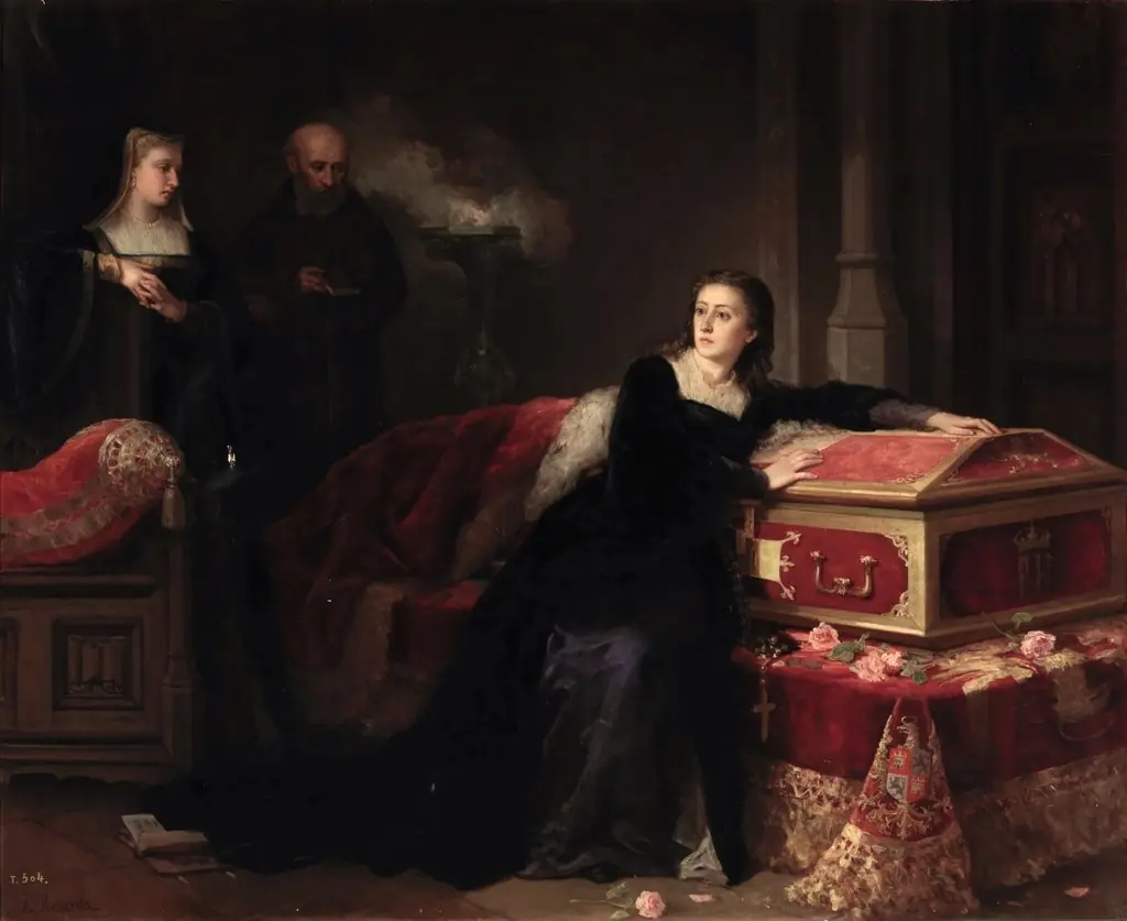 La reina doña Juana la Loca, by Gabriel Maureta Aracil