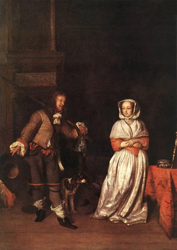 The Hunter and a Woman, by Gabriel Metsu