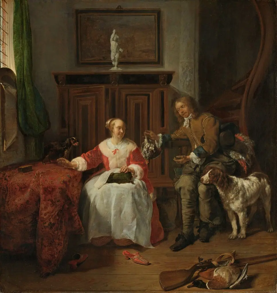 The Hunter’s Present, by Gabriel Metsu