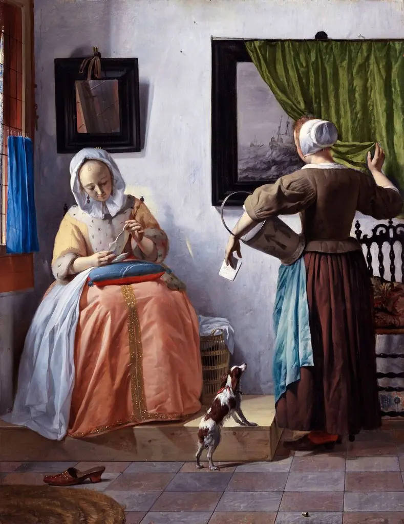 Woman Reading a Letter, by Gabriel Metsu