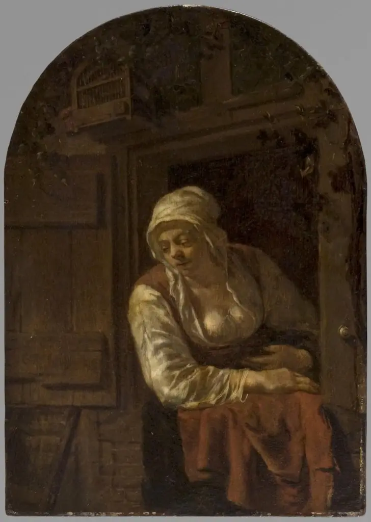 Young Woman at a Window, by Gabriel Metsu
