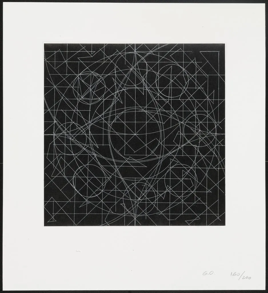 Untitled, by Gabriel Orozco, ink, 2004