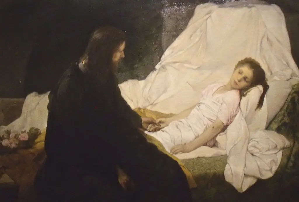 The Raising of Jairus' Daughter, by Gabriel von Max
