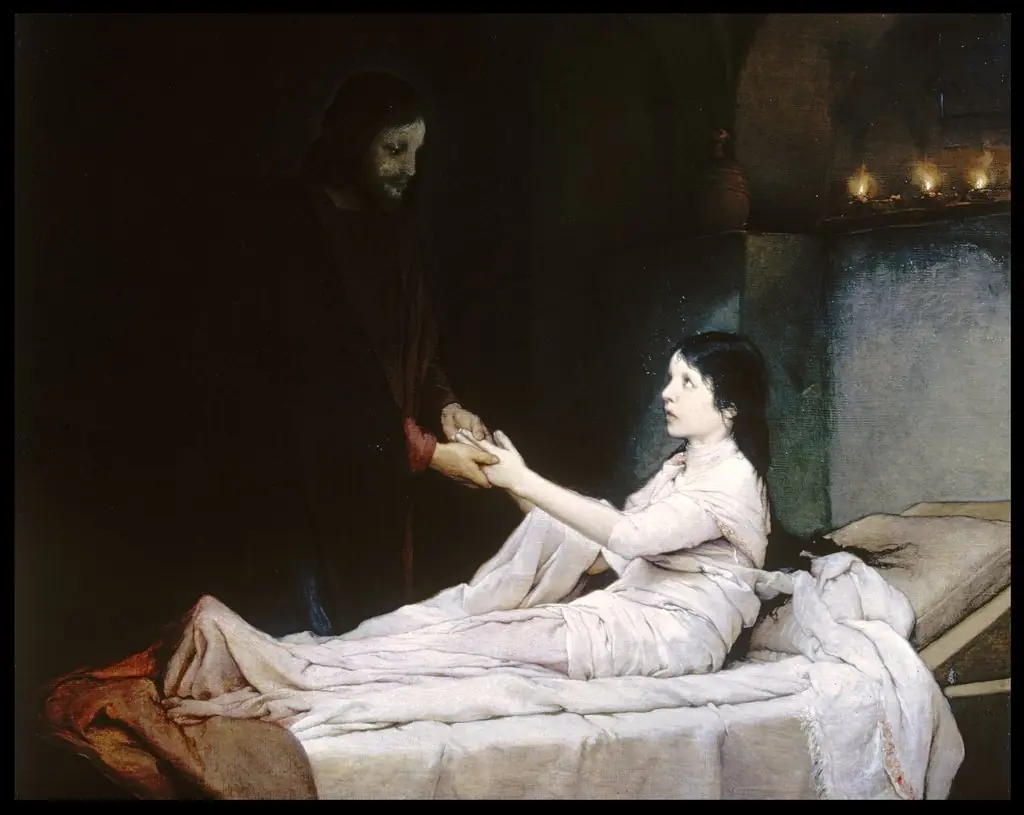 The Raising of the Daughter of Jairus, by Gabriel von Max
