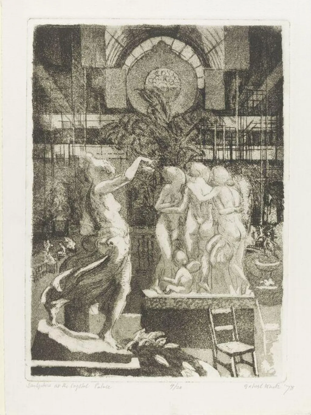 Sculpture at the Crystal Palace, by Gabriel White, 1978