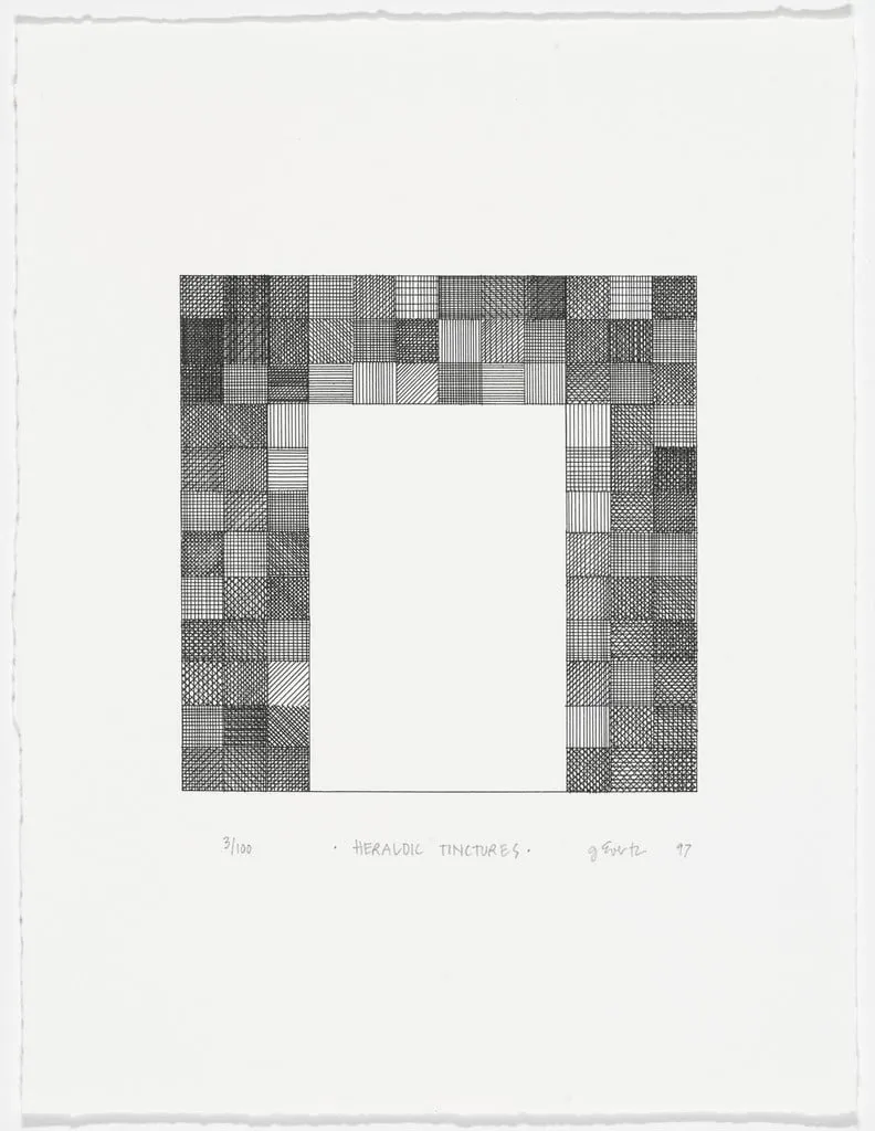Untitled, by Gabriele Evertz, ink, 1997