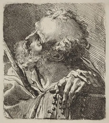 Bust of a Saint, by Gaetano Gandolfi