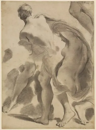 Studies of Female Nudes, by Gaetano Gandolfi
