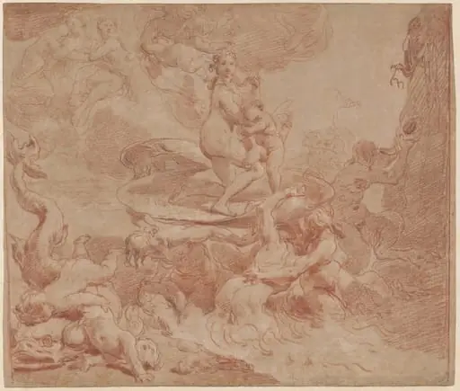 The Birth of Venus, by Gaetano Gandolfi