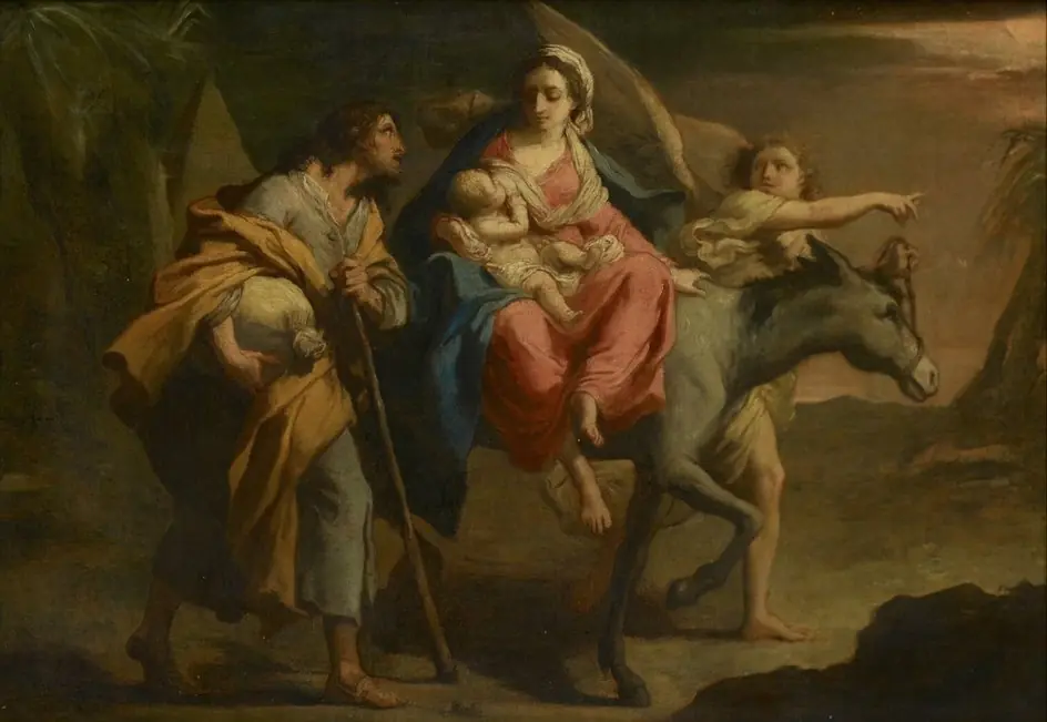 The Flight into Egypt, by Gaetano Gandolfi
