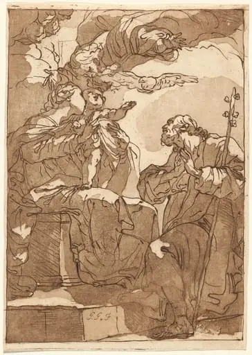 The Holy Family with God the Father, by Gaetano Gandolfi
