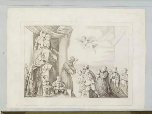 Virgin Enthroned, by Gaetano Zancon