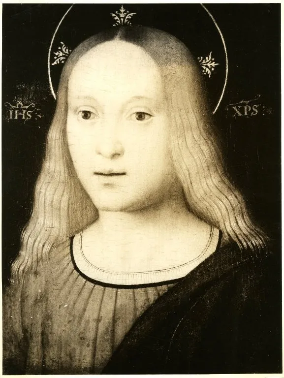 Portrait of the Young Christ, by Galeazzo Campi, oil, 1510
