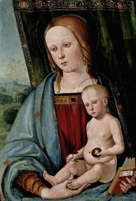 Virgin and Child, by Galeazzo Campi, unspecified, 1498