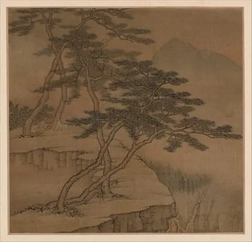 清 高岑 擬古山水圖 冊 絹本|Landscapes in the styles of old masters, by Gao Cen