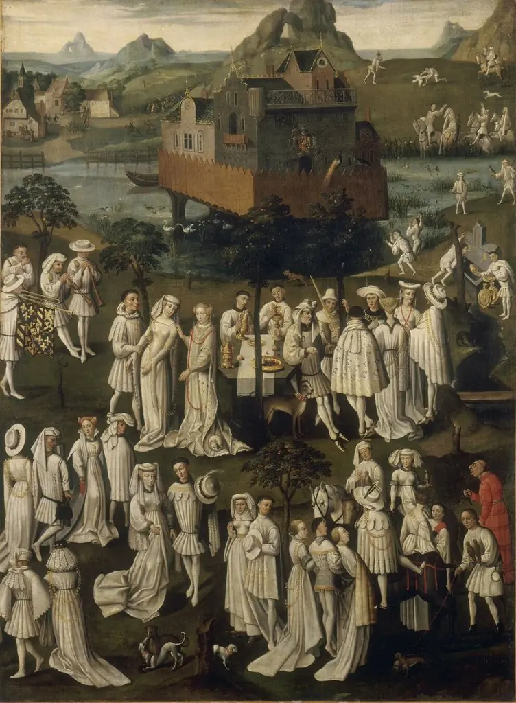 Garden of love at the court of Philippe the Good, Duke of Burgundy