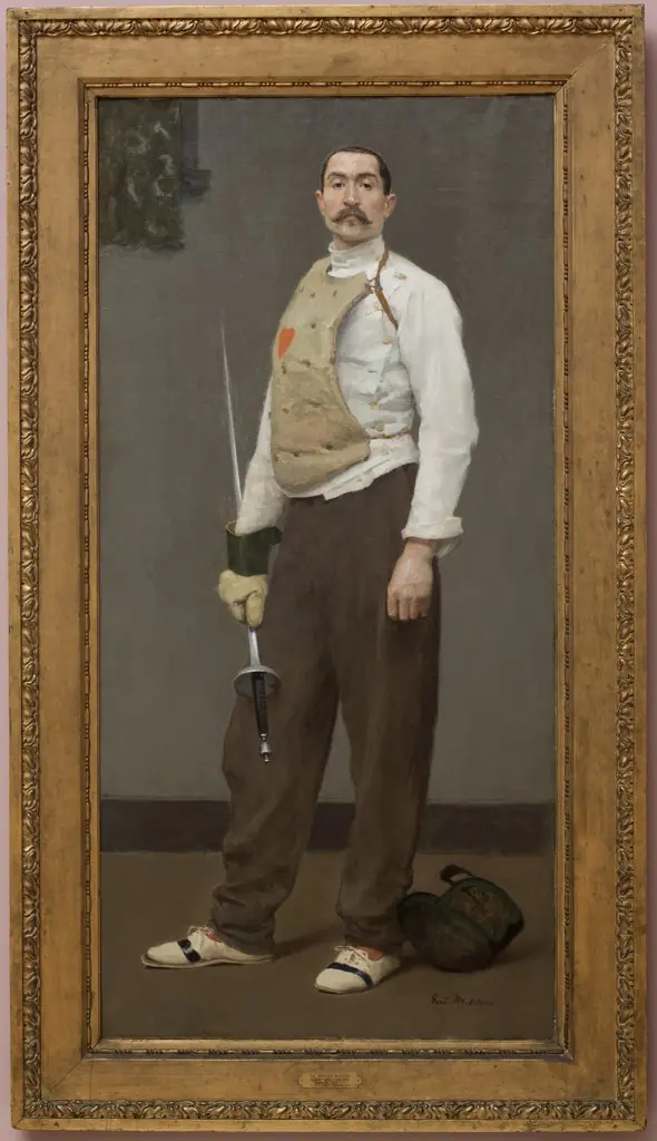 The Fencing Master, by Gari Melchers
