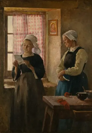 The Letter, by Gari Melchers