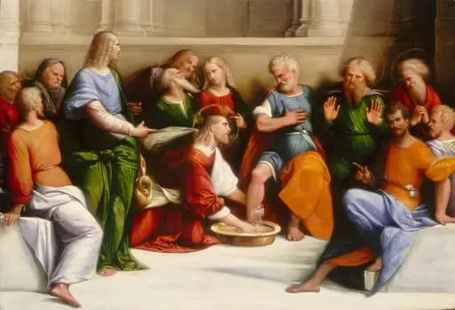Christ Washing the Disciples' Feet, by Garofalo