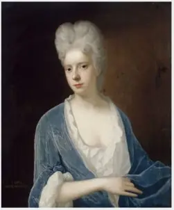 Portrait of Mary, 5th Viscountess Molyneux (1680-1766), by Garret Murphy