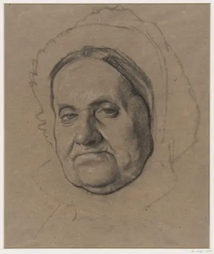 An old market woman., by Garrido