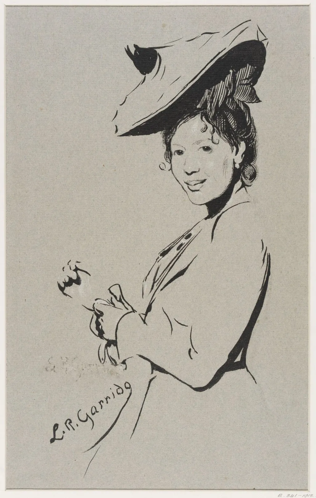 La Dame aux Gants., by Garrido, 1868