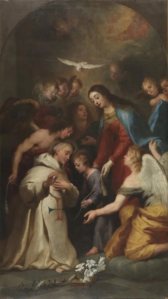 La Aparición de la Virgen a Simón de Rojas, by Gaspar de Crayer