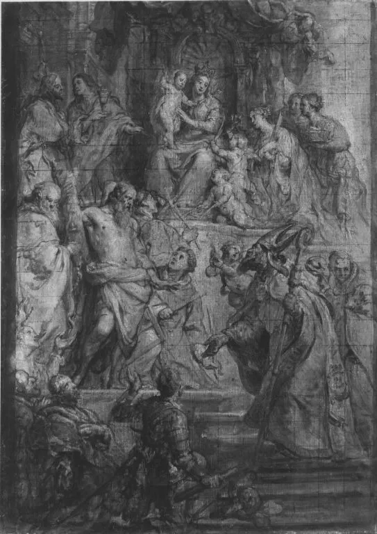 Verehrung Mariae durch Heilige, by Gaspar de Crayer, unspecified, 1646