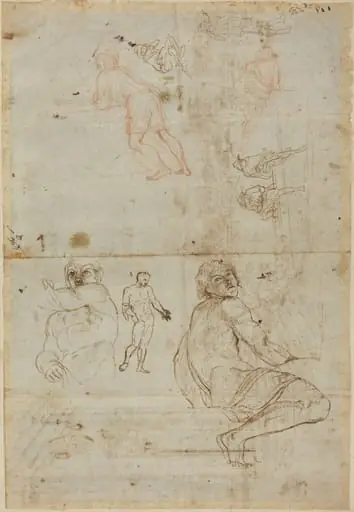 Figures from the Farnese Palace and from Life, by Gaspar van Wittel