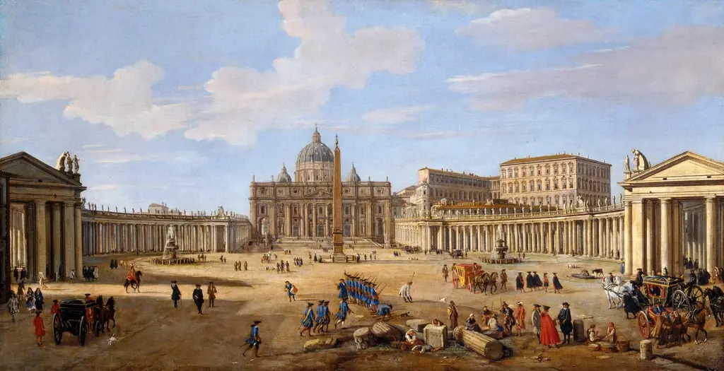 View of St. Peter's Square, Rome, by Gaspar van Wittel