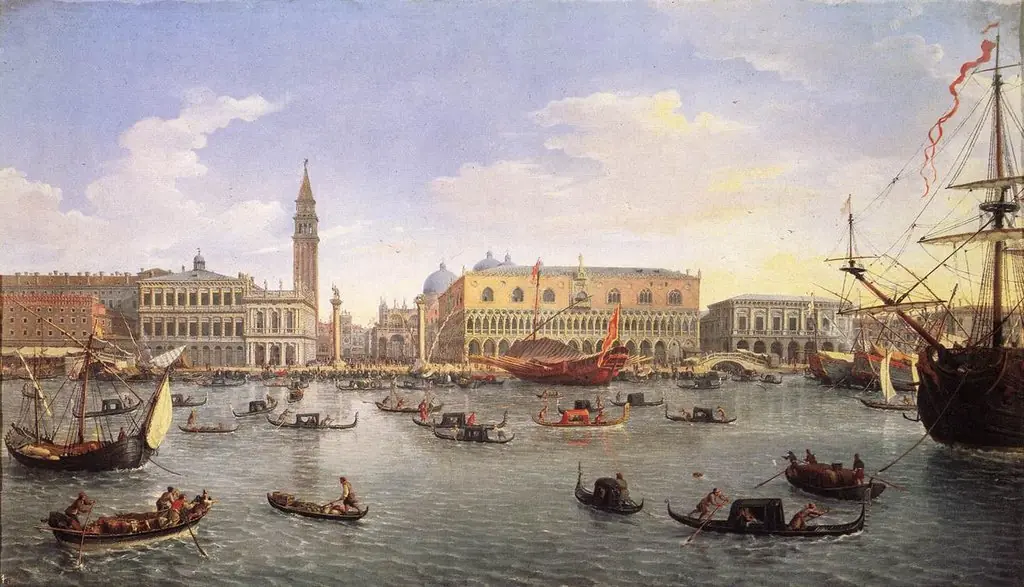 View of Venice from the Island of San Giorgio, by Gaspar van Wittel