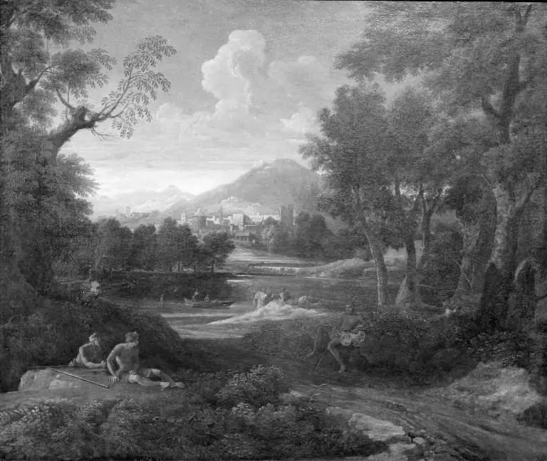 Arcadian Landscape, by Gaspard Dughet