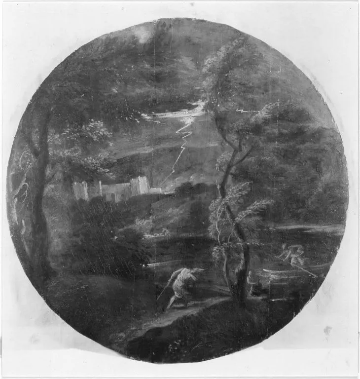 Der Gewittersturm (Umkreis), by Gaspard Dughet, unspecified, 1645