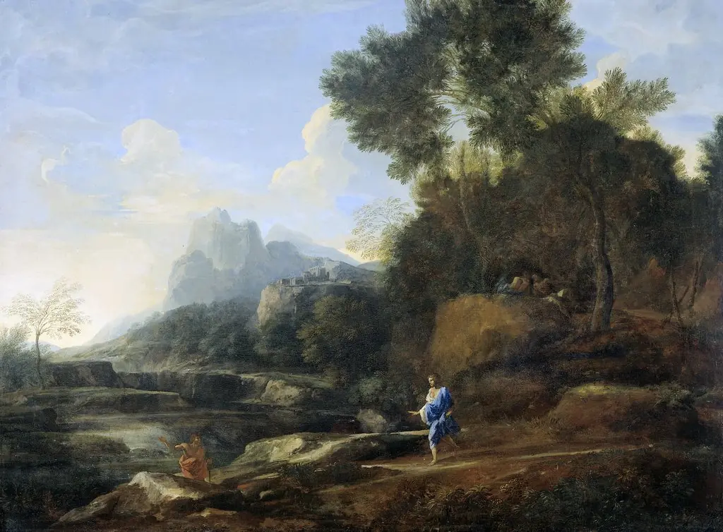 Italian Landscape, by Gaspard Dughet