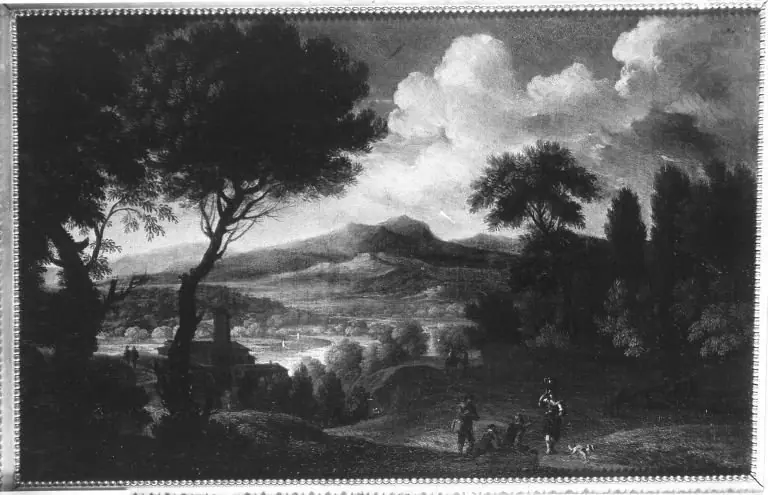 Römische Landschaft (Umkreis), by Gaspard Dughet