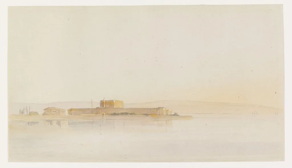 Dardanelles, by Gaspard Le Marchant Tupper, watercolor, 1854