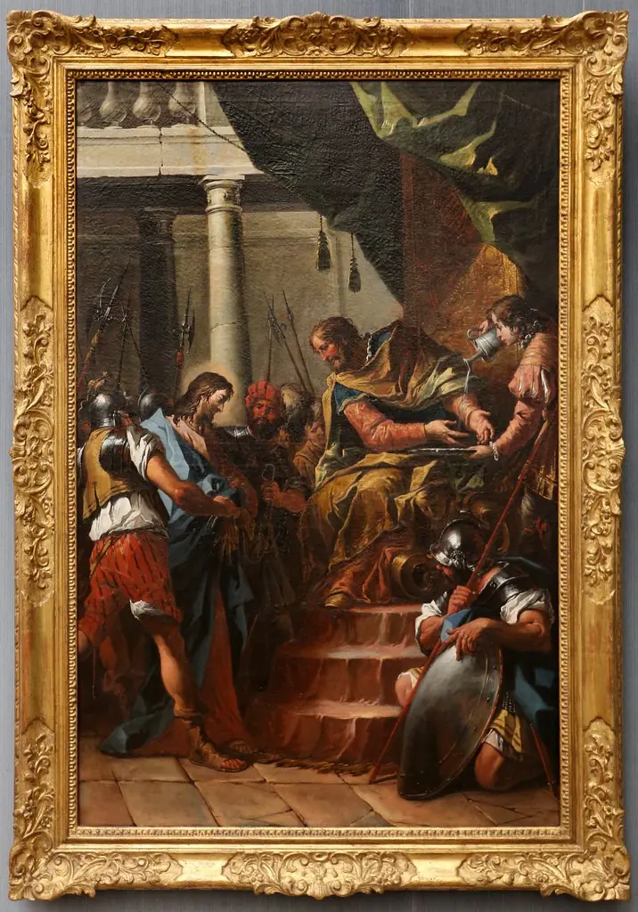 Christus vor Pilatus, by Gaspare Diziani