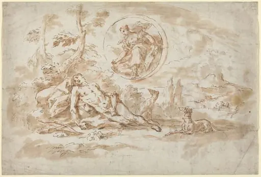 Diana and Endymion, by Gaspare Diziani