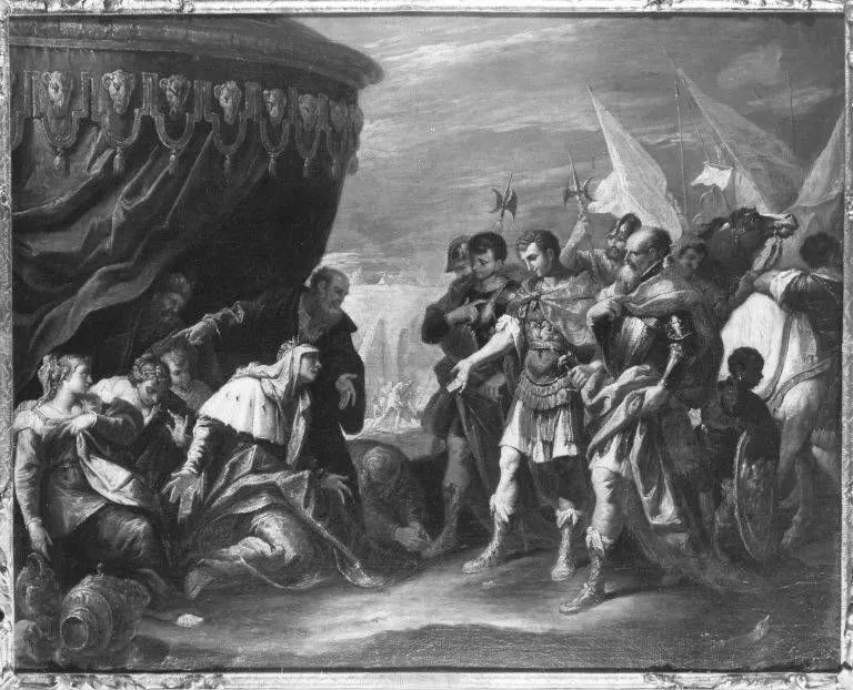 Familie des Darius, by Gaspare Diziani, unspecified, 1728