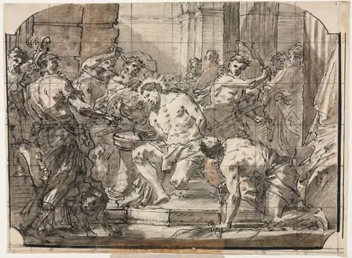 Flagellation of Christ, by Gaspare Diziani